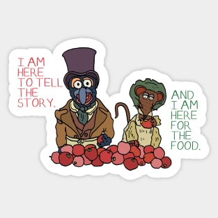 Muppet Christmas Carol - Gonzo and Rizzo Sticker